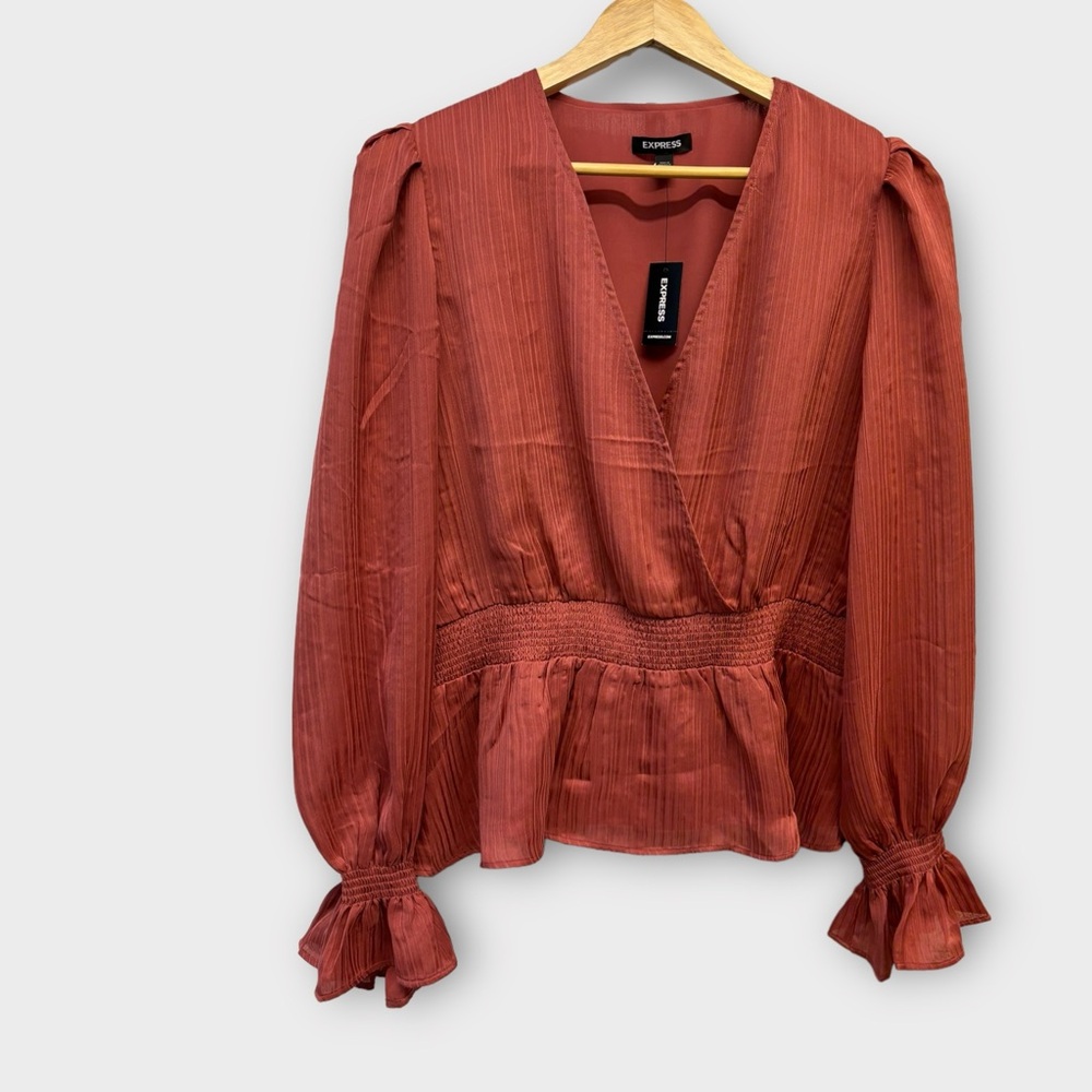 NWT Express Satin Blouse